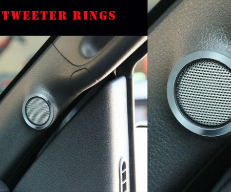 American Car Craft 2010-2014 Ford F-150 Tweeter Rings Polished 2pc 771006
