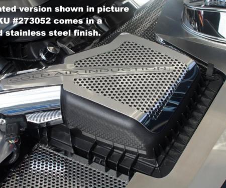 American Car Craft 2011-2013 Ford Mustang Air Box Cover Stock Polished 2pc 273052