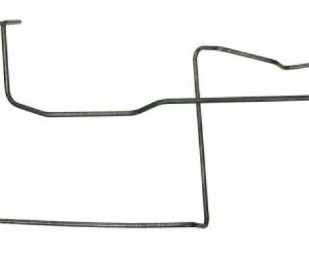 Shafers Classic Reproductions 1967 Ford Mustang Long Gas Line, Pump to Tank, Stainless Steel MLG016S