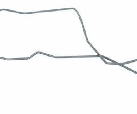 Shafers Classic Reproductions 1976-1978 Ford Mustang Long Gas Line, Pump to Tank, Stainless Steel MLG018S