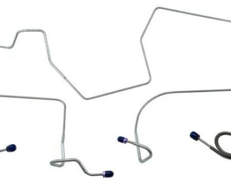 Shafers Classic Reproductions 1971-1973 Ford Mustang Front Brake Line Set, 304 Stainless Steel MFB008S