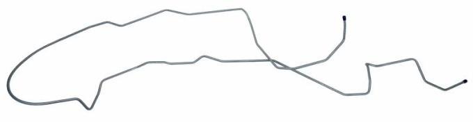 Shafers Classic Reproductions 1976-1978 Ford Mustang Long Gas Line, Pump to Tank, Stainless Steel MLG018S