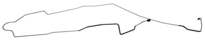 Shafers Classic Reproductions 1980-1985 Ford Bronco Front To Rear Brake Line, Stainless steel LBL620S
