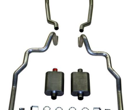 Shafers Classic Reproductions 1963-1964 Full Size Ford 2-1/2" Turbo Exhaust System exc. Convertible and Station Wagon 83007