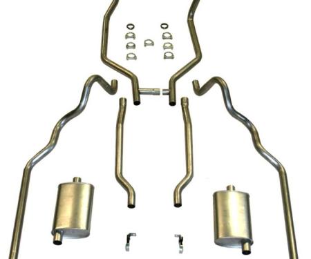 Shafers Classic Reproductions 1961-1962 Full Size Ford 2" Exhaust System 352 and 390 CID Dual Turbo 83012