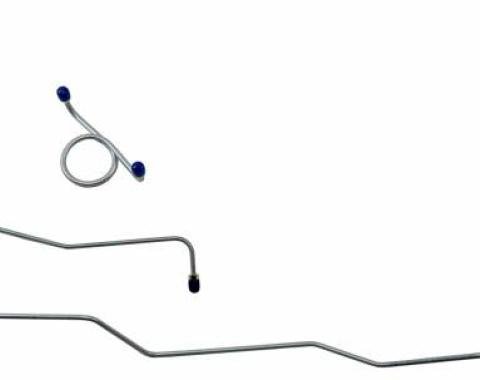 Shafers Classic Reproductions 1966 Ford Mustang Front Brake Line Set, 304 Stainless Steel MFB002S