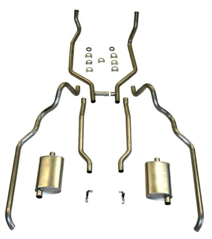 Shafers Classic Reproductions 1961-1962 Full Size Ford 2" Exhaust System 352 and 390 CID Dual Turbo 83012