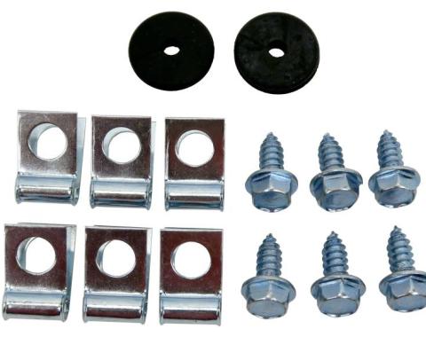 Shafers Classic Reproductions 1967-1969 Ford Mustang Front Brake Line Clip Set MBC002