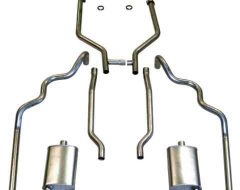 Shafers Classic Reproductions 1963-1964 Full Size Ford 352 and 390 CID Dual Turbo Exhaust System, 2 & 4 Door 83001