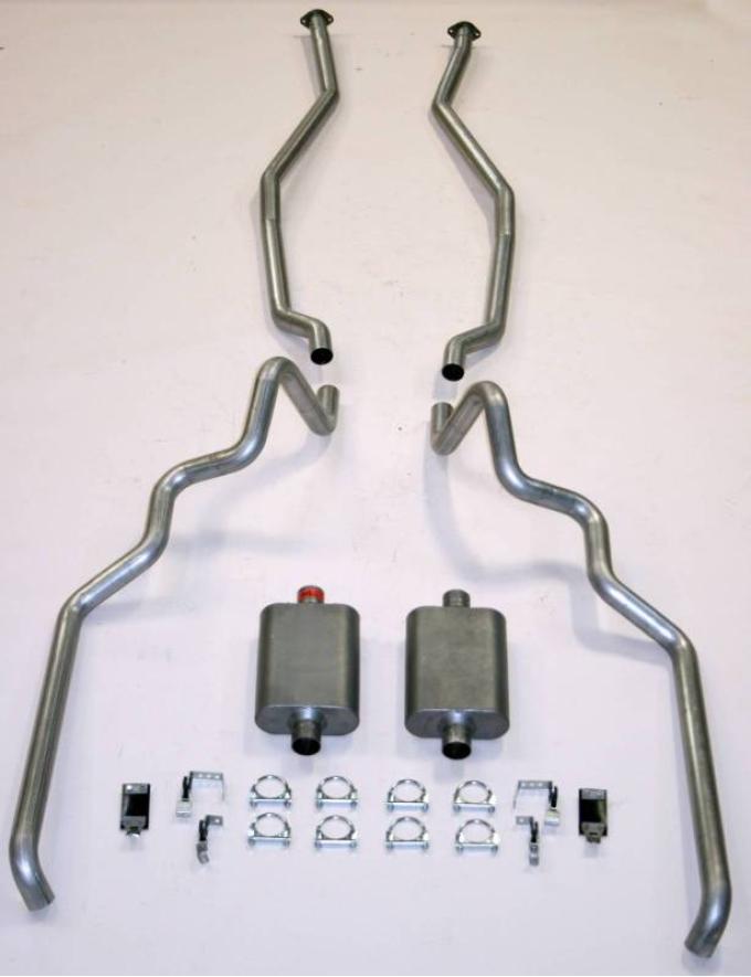 Shafers Classic Reproductions 1963-1964 Full Size Ford 2-1/2" Turbo Exhaust System exc. Convertible and Station Wagon 83008