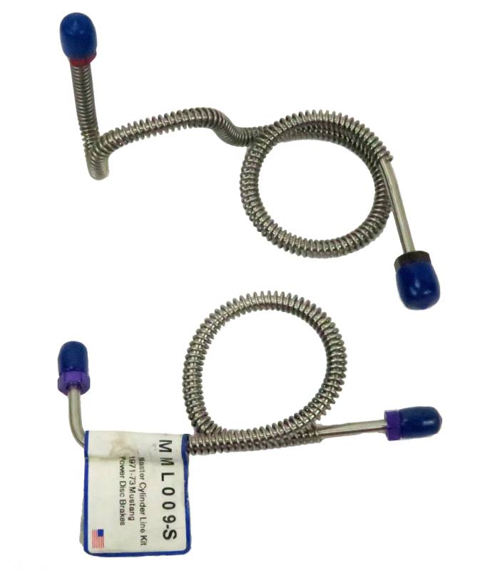 Shafers Classic Reproductions 1971-1973 Ford Mustang Master Cylinder Line Kit,304 Stainless Steel MML009S