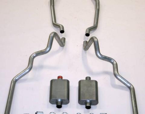 Shafers Classic Reproductions 1963-1964 Full Size Ford 2-1/2" Turbo Exhaust System exc. Convertible and Station Wagon 83008