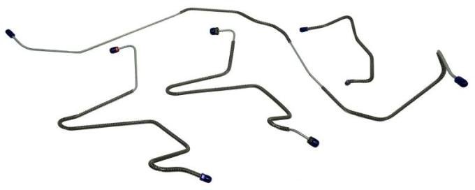 Shafers Classic Reproductions 1980-1986 Bronco Front Brake Line Set, Stainless steel FBL620S