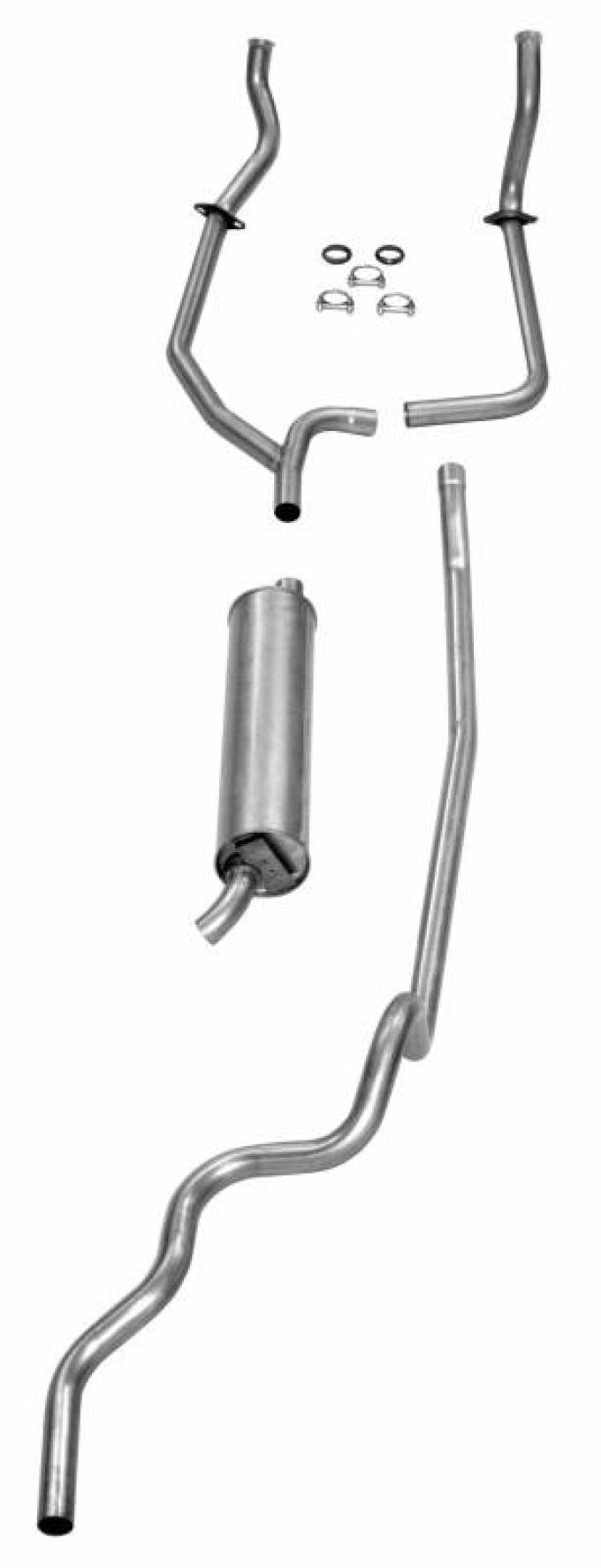 Shafers Classic Reproductions 1963-1964 Full Size Ford 2" Single Exhaust System for Sedan and Hardtop exc. convertible and SW 83009
