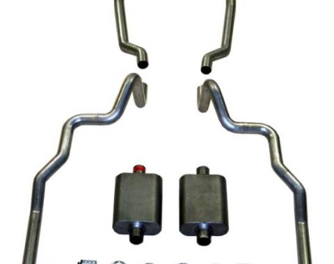 Shafers Classic Reproductions 1963-1964 Full Size Ford 2-1/2" Turbo Exhaust System exc. Convertible and Station Wagon 83007