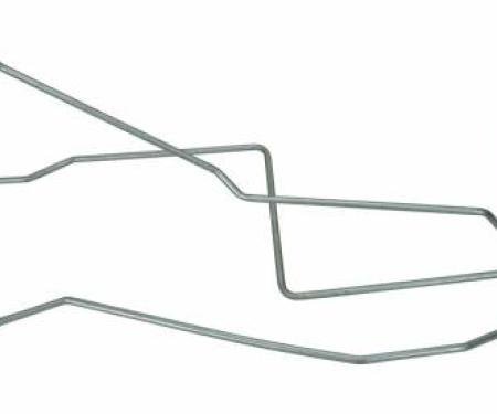 Shafers Classic Reproductions 1968 Ford Mustang Long Gas Lines, Pump To Tank, Stainless Steel MLG009S