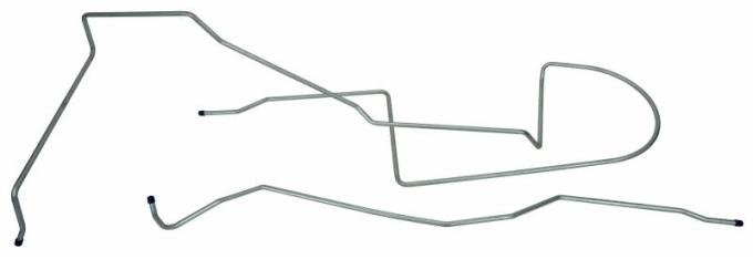 Shafers Classic Reproductions 1968 Ford Mustang Long Gas Lines, Pump To Tank, Stainless Steel MLG009S