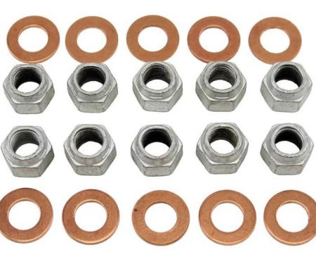 Shafers Classic Reproductions 1964-1967 Ford Mustang and 1957-67 Full Size Ford Rear Housing Differential Nuts & Washers MDK001