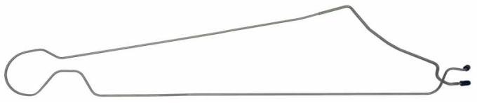 Shafers Classic Reproductions 1970-1971 Ford Fairlane/Torino Front To Rear Brake Line, Stainless Steel LBL616S