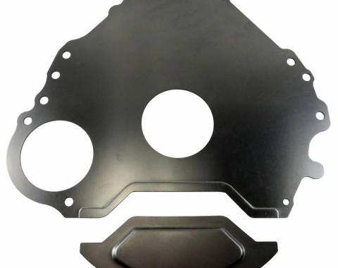 Shafers Classic Reproductions 1965-1968 Ford Mustang 289 V8 and 1963-68 Full size Ford Block To Transmission Spacer Plate And Cover MCP004
