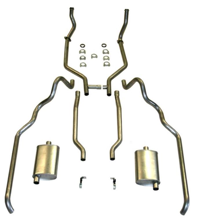 Shafers Classic Reproductions 1963-1964 Full Size Ford 352 and 390 CID Dual Turbo Exhaust System, 2 & 4 Door 83002