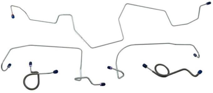 Shafers Classic Reproductions 1971-1973 Ford Mustang Front Brake Line Set, 304 Stainless Steel MFB008S