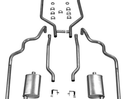 Shafers Classic Reproductions 1961-1962 Full Size Ford 2" Exhaust System 352 and 390 CID dual turbo 83022