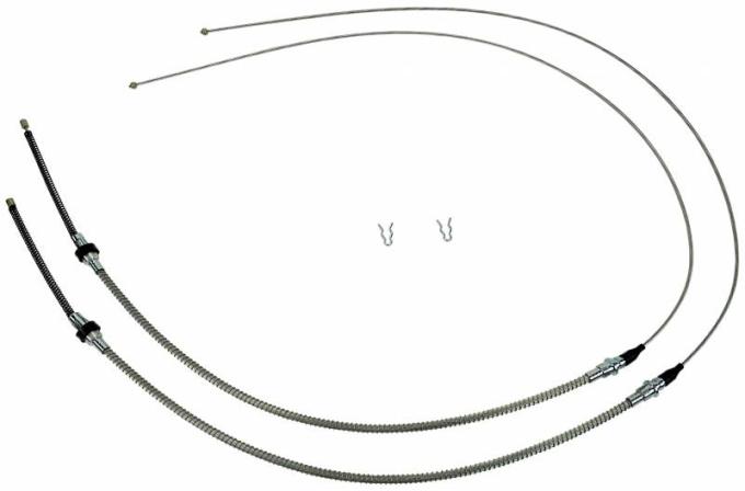 Shafers Classic Reproductions 1963-1964 Full Size Ford Rear Parking Brake Cable, Pair FPB600