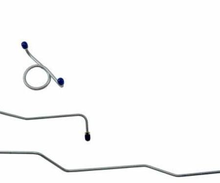 Shafers Classic Reproductions 1966 Ford Mustang Front Brake Line Set, 304 Stainless Steel MFB002S