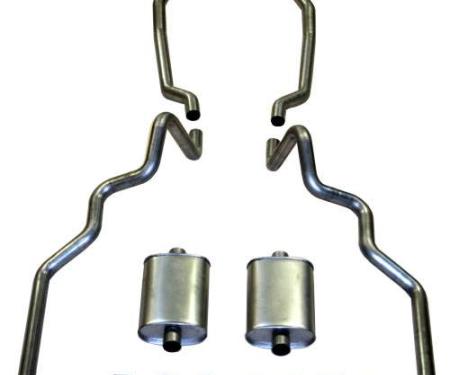 Shafers Classic Reproductions 1963-1964 Full Size Ford 2-1/2" Turbo Exhaust System exc. Convertible and Station Wagon 83006