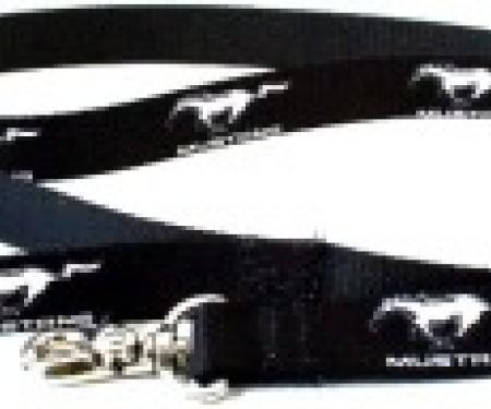 Ford Mustang, 4 Foot Dog Leash, Black and White