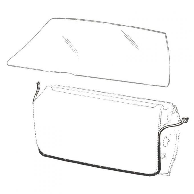 Dennis Carpenter Door Seal Kit - Hardtop & Convertible - 1969-72 Ford Galaxie C9AZ-6320530-PR