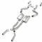 Hooker BlackHeart Crossmember Back Exhaust System BH23109
