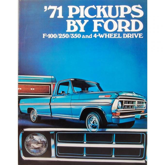 Dennis Carpenter Sales Brochure - F-Series Truck - 1971 Ford Truck TR-7130