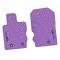 FlexTread 21-24 Ford Bronco 2Dr & 4 Dr Floor Mats (2pc) w/ GOAT & Mountain Logo NGTT48063