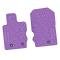 FlexTread 21-24 Ford Bronco 2Dr & 4 Dr Floor Mats (2pc) w/ Squatch Logo NGTT48060