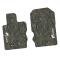 FlexTread 21-24 Ford Bronco 2Dr & 4 Dr Floor Mats (2pc) w/ GOAT Logo NGTT48058