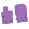 FlexTread 21-24 Ford Bronco 2Dr & 4 Dr Floor Mats (2pc) w/ GOAT Logo NGTT48058