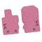 FlexTread 21-24 Ford Bronco 2Dr & 4 Dr Floor Mats (2pc) w/ Running Wild Logo NGTT48059