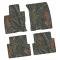 FlexTread 21-24 Ford Bronco Sport Floor Mats (4pc) w/ GOAT & Mountain Logo NGTT52063