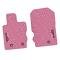 FlexTread 21-24 Ford Bronco 2Dr & 4 Dr Floor Mats (2pc) w/ Squatch & Mountain Logo NGTT48065