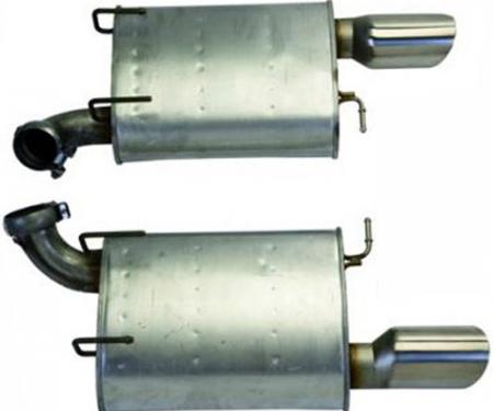 Ford Racing Axle Back Exhaust System, Mustang GT, 2011-2014