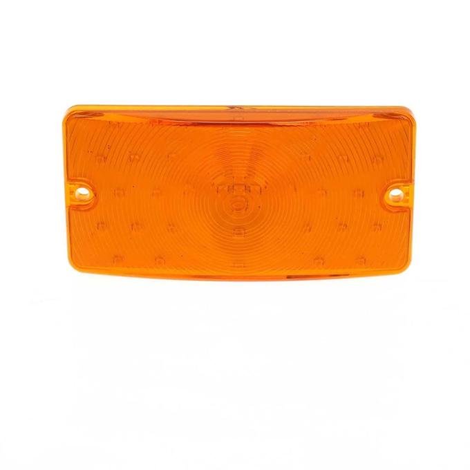 AMD Park Lamp Lens, Amber, 35 Amber LED, 69-77 Bronco 63-64 F100 F250 F350 Truck X135-4669-D