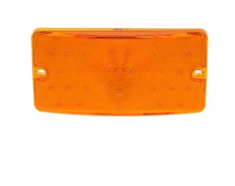 AMD Park Lamp Lens, Amber, 35 Amber LED, 69-77 Bronco 63-64 F100 F250 F350 Truck X135-4669-D