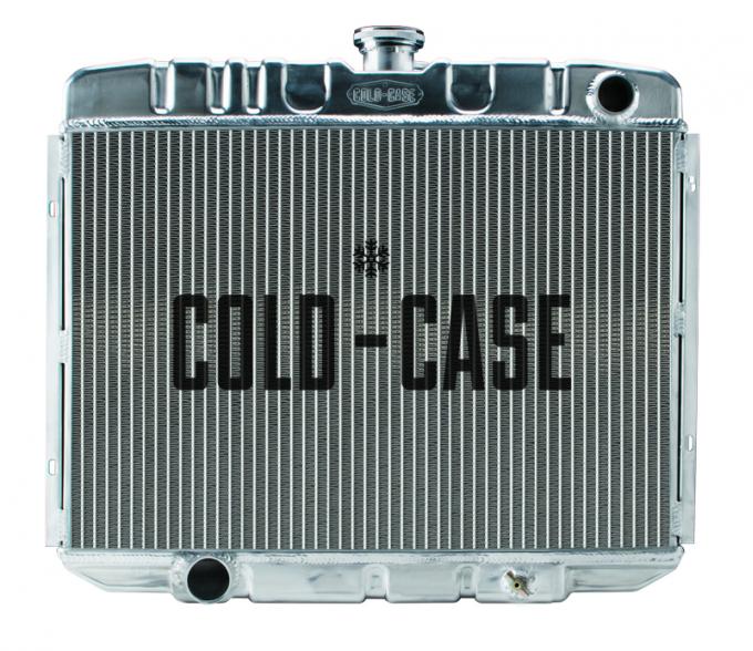 Cold Case Radiators 67-70 Mustang BB 24 Inch Aluminum Performance Radiator MT FOM588