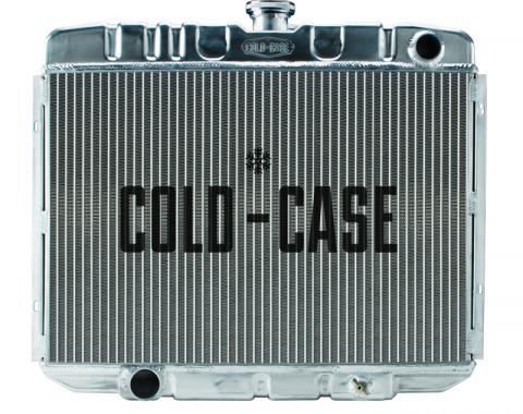 Cold Case Radiators 67-70 Mustang BB 24 Inch Aluminum Performance Radiator MT FOM588