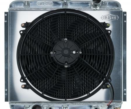 Cold Case Radiators 67-70 Mustang 20 Inch Aluminum Performance Radiator And 16 Inch Fan Kit AT FOM560AK
