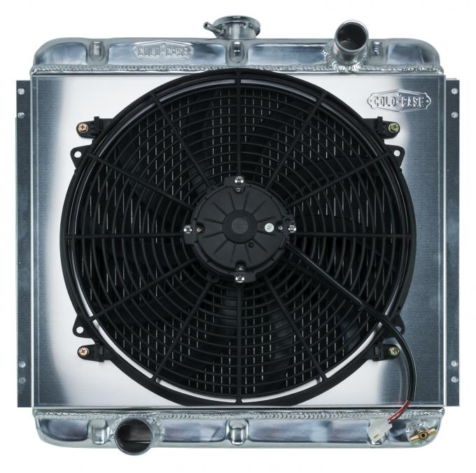 Cold Case Radiators 67-69 Mustang 20 Inch Aluminum Performance Radiator And 16 Inch Fan Kit MT FOM560K