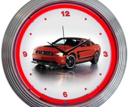 Neonetics Neon Clocks, Ford Mustang Boss 302 Neon Clock