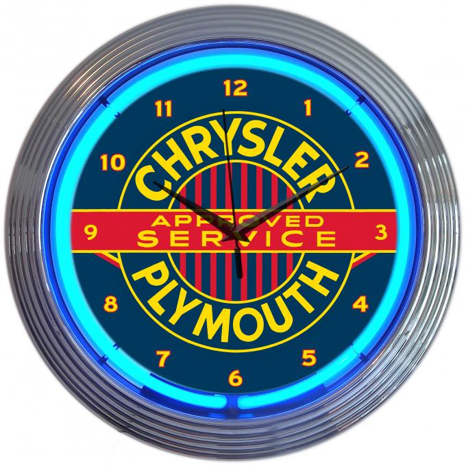 Neonetics Neon Clocks, Chrysler Plymouth Neon Clock